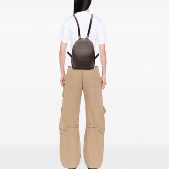 Louis Vuitton Mabillon Epi Leather Backpack Moka Dark Brown Vintage Shoulder Bag main image 9